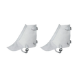 CraftPro Chrome Leather Ankle Spats – A/B Grade Heat and Spark Resistant Welding Protection

