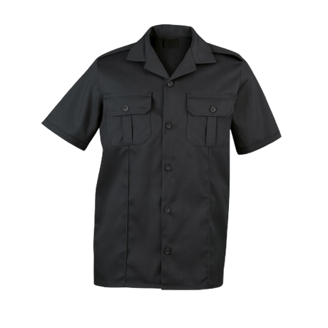CraftPro Combat Shirt – Black or Navy Tactical Uniform with Epaulets and Chest Pockets
