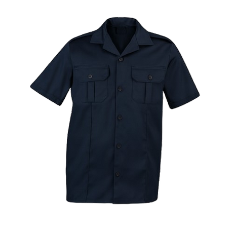 CraftPro Combat Shirt – Black or Navy Tactical Uniform with Epaulets and Chest Pockets
