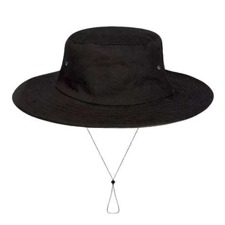 CraftPro Cricket Hat – Polycotton Twill with Sweatband and Drawcord Toggle

