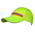CraftPro Hi-Viz Golf Cap with Silver Reflective Strip – 6 Panel Polyester Design

