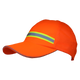 CraftPro Hi-Viz Golf Cap with Silver Reflective Strip – 6 Panel Polyester Design

