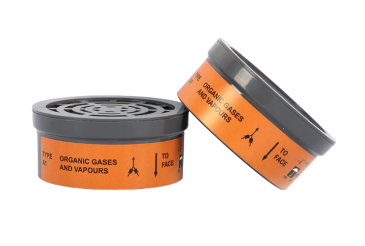 CraftPro A1 Organic Vapours & Acid Gases Respirator Cartridges – Pack of 2

