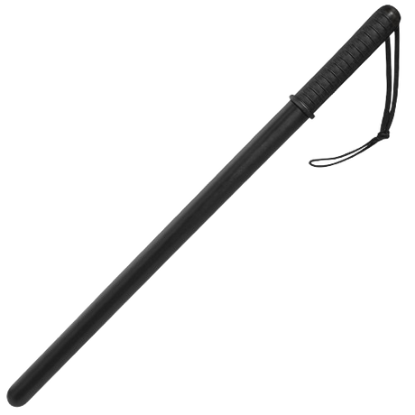 CraftPro Straight Security Baton with Strap – Black Polyethylene in 50cm, 70cm, 90cm
