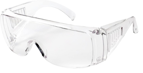 CraftPro Wrap Around Safety Spectacles – Polycarbonate Lens with Ventilation & Green Tint

