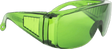 CraftPro Wrap Around Safety Spectacles – Polycarbonate Lens with Ventilation & Green Tint

