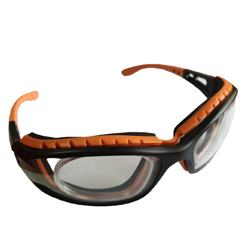 Vision Spoggle Safety Glasses – Anti-Fog, Anti-Scratch with Strap & Prescription Insert – CraftPro

