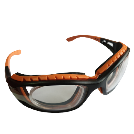 Vision Spoggle Safety Glasses – Anti-Fog, Anti-Scratch with Strap & Prescription Insert – CraftPro

