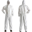 CraftPro Disposable Type 5/6 Coverall – Anti-Static Full Body Protection with Hood and Zip

