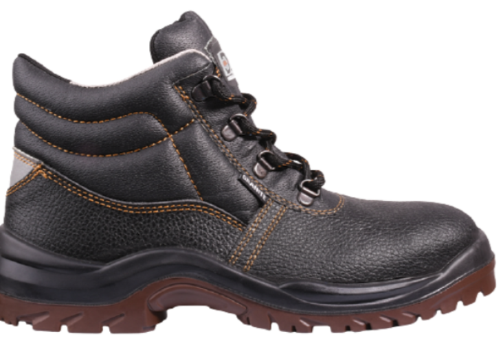 CraftPro Dot Granite Safety Boot – Steel Toe Cap (STC), Brown

