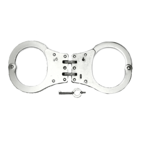 CraftPro Double Link Nickel-Plated Steel Handcuff with Keys

