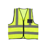 CraftPro Econo Hi-Viz Reflective Safety Vest with Zip and ID Pouch – PPE for Industrial Use

