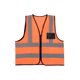 CraftPro Econo Hi-Viz Reflective Safety Vest with Zip and ID Pouch – PPE for Industrial Use

