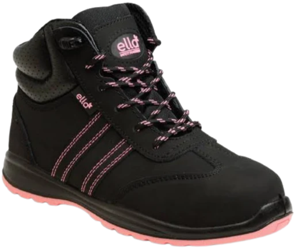 CraftPro Ella Jasmine Ladies Safety Boot – Nubuck Leather with Steel Toe and Padded Collar

