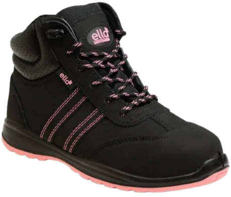CraftPro Ella Jasmine Ladies Safety Boot – Nubuck Leather with Steel Toe and Padded Collar

