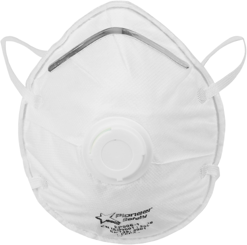 CraftPro FFP2 Dust Mask with One-Way Valve and Adjustable Nose Clip – Box of 10

