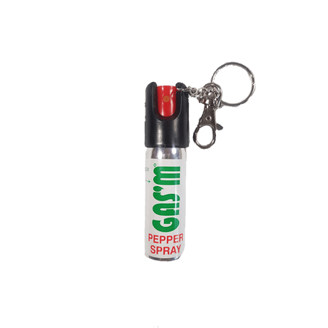 GAS'M Safety Spray Keychain with clip and compact bottle – personal safety accessory

