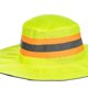 CraftPro Hi-Viz Bush Hat – Reflective Wide-Brim PPE Hat for Outdoor Safety

