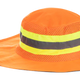 CraftPro Hi-Viz Bush Hat – Reflective Wide-Brim PPE Hat for Outdoor Safety

