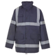 CraftPro Hi-Viz Reflective Safety Parka Jacket – Insulated with Quilted Lining and Waterproof Seams

