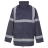 CraftPro Hi-Viz Reflective Safety Parka Jacket – Insulated with Quilted Lining and Waterproof Seams

