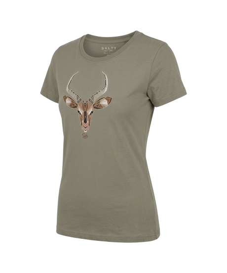The Salty Bush Range T-Shirt with Impala Design