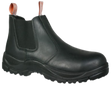CraftPro Interceptor Teleza Chelsea Safety Boot – Full Grain Leather with Steel Toe and Dual-Density Sole

