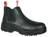CraftPro Interceptor Teleza Chelsea Safety Boot – Full Grain Leather with Steel Toe and Dual-Density Sole

