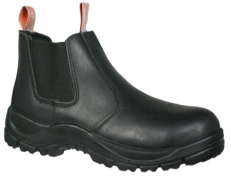 CraftPro Interceptor Teleza Chelsea Safety Boot – Full Grain Leather with Steel Toe and Dual-Density Sole

