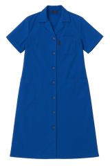 CraftPro Javlin Women’s Canteen Overall – Calf-Length Polycotton Coat with Short Sleeves
