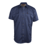 Katima Men's Vented Utility Shirt-Blue-Safari Wear-Outdoor Clothing