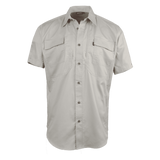 Katima Men's Vented Utility Shirt-Khaki-Safari Wear-Outdoor Clothing