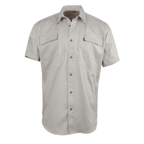 Katima Men's Vented Utility Shirt-Khaki-Safari Wear-Outdoor Clothing