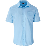 Men’s Lightweight Short Sleeve Kensington Work Shirt – Polycotton Poplin Blend in Professional Cut

