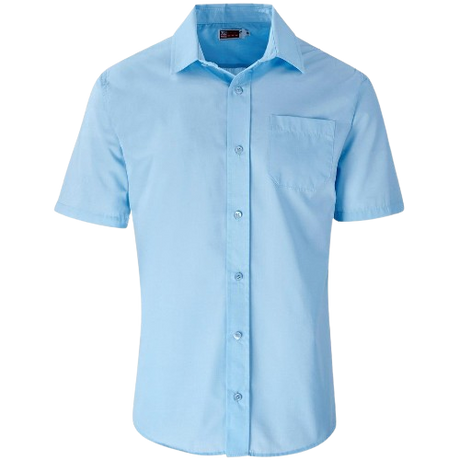Men’s Lightweight Short Sleeve Kensington Work Shirt – Polycotton Poplin Blend in Professional Cut

