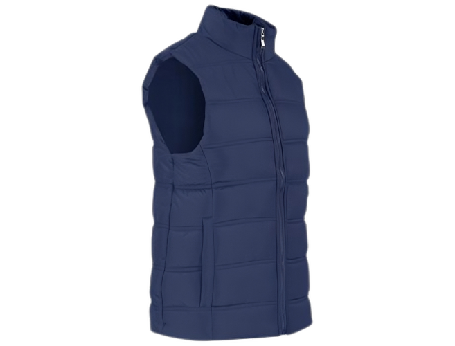 CraftPro Lando Ladies Puffer Bodywarmer – Quilted Polyester with Zip and Curved Back Hem

