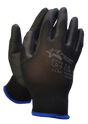 CraftPro Flex Lightweight Black PU Coated Glove – Size 10

