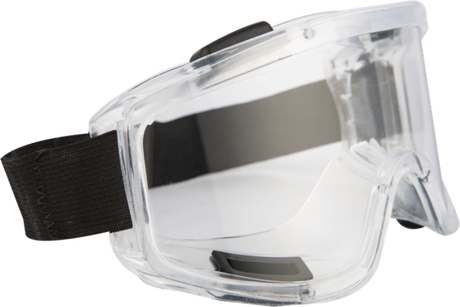 CraftPro Maxi View Anti-Fog Anti-Scratch Safety Goggles with Vinyl Frame and Wide Vision Lens

