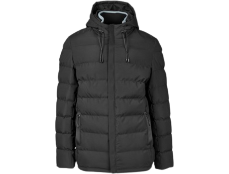 CraftPro Montana Ladies Hooded Puffer Jacket – Quilted Full-Zip Winter Jacket with Storm Collar

