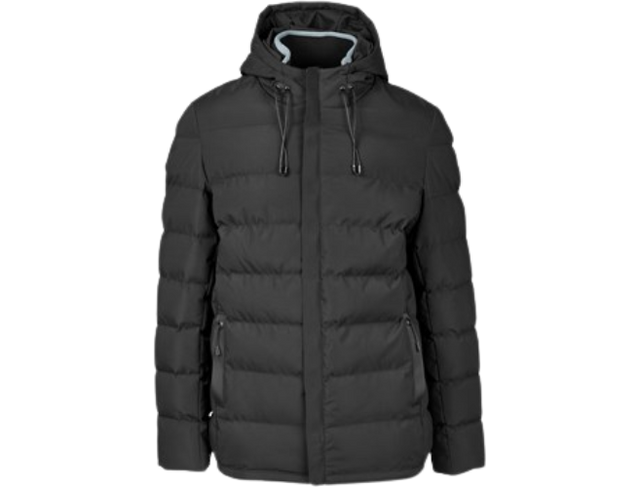 CraftPro Montana Ladies Hooded Puffer Jacket – Quilted Full-Zip Winter Jacket with Storm Collar

