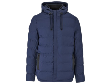 CraftPro Montana Ladies Hooded Puffer Jacket – Quilted Full-Zip Winter Jacket with Storm Collar

