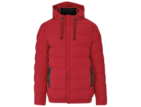 CraftPro Montana Ladies Hooded Puffer Jacket – Quilted Full-Zip Winter Jacket with Storm Collar

