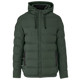 CraftPro Montana Men’s Hooded Puffer Jacket – Quilted Full-Zip with Storm Collar and Pockets

