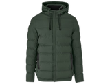 CraftPro Montana Men’s Hooded Puffer Jacket – Quilted Full-Zip with Storm Collar and Pockets

