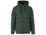 CraftPro Montana Men’s Hooded Puffer Jacket – Quilted Full-Zip with Storm Collar and Pockets

