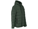 CraftPro Montana Men’s Hooded Puffer Jacket – Quilted Full-Zip with Storm Collar and Pockets

