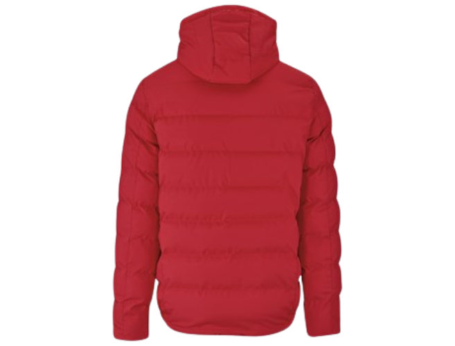 CraftPro Montana Men’s Hooded Puffer Jacket – Quilted Full-Zip with Storm Collar and Pockets

