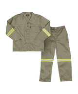Paramount Reflective 2-Piece Polycotton Conti Suit with EN20471 Tape – CraftPro

