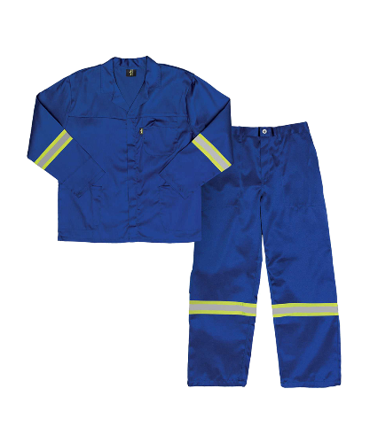Paramount Reflective 2-Piece Polycotton Conti Suit with EN20471 Tape – CraftPro

