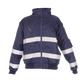 CraftPro Passion Hi-Viz Reflective Bunny/Bomber Jacket with Zip-Off Sleeves – Waterproof & Quilted


